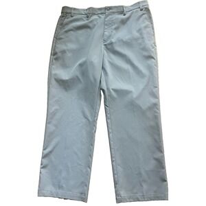 Callaway Mens Golf Pants Light Gray tag 40x30 Flat Front Performance 40x29